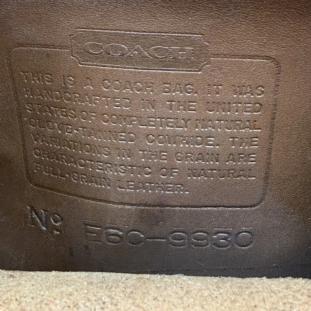 Vintage COACH #9930 